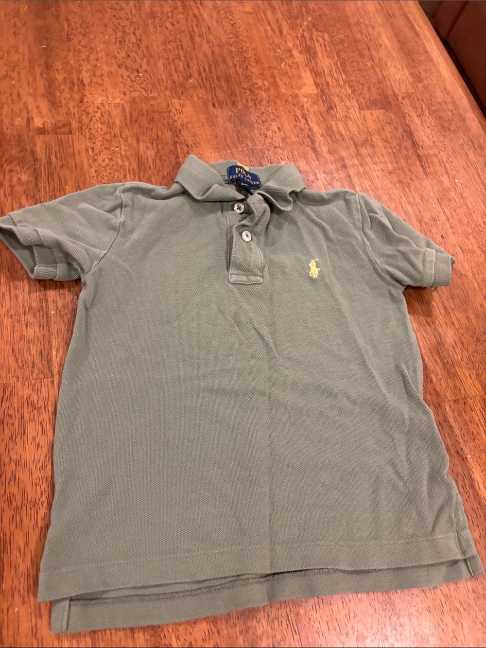 Polo by Ralph Lauren Olive Green Short-Sleeve Kids Polo size 4T
